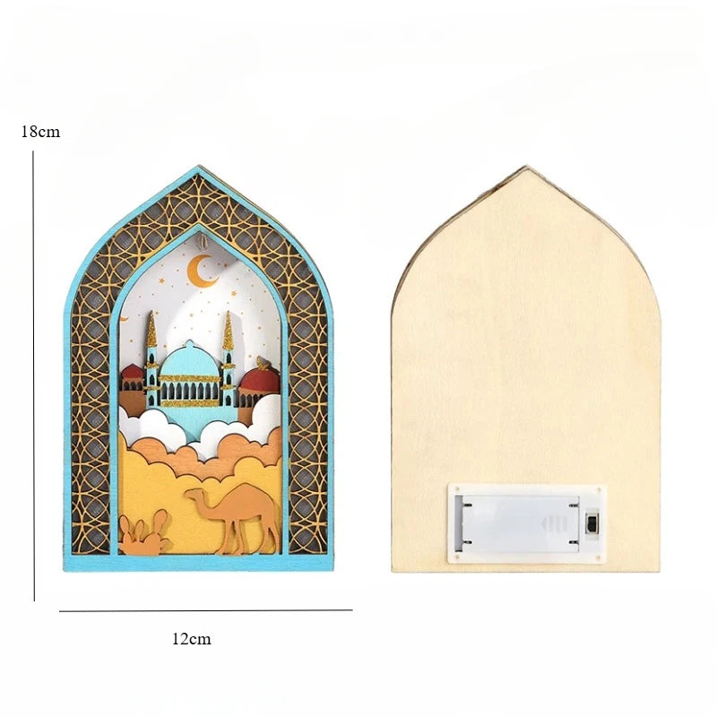 ديكور رمضان خشبي